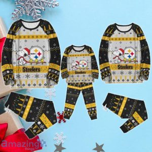 Pittsburgh Steelers Stay Warm Christmas Gift Pajamas Set Product Photo 3