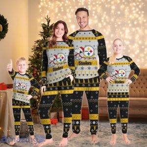 Pittsburgh Steelers Stay Warm Christmas Gift Pajamas Set Product Photo 1