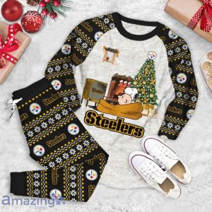 Pittsburgh Steelers This Is My Christmas Limited Edition Pajamas Set Product Photo 3