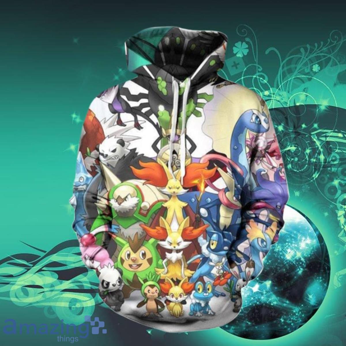 Pokemon All In One 3D Hoodie Impressive Gift For Men And Women image Pokemon All In One 3D Hoodie Impressive Gift For Men And Women Product Photo 1