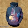 Pokemon Dark Blue 3D Hoodie Impressive Gift For Men And Women