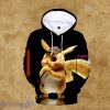 Pokemon Detective Pikachu 3D Hoodie Best Gift For Men And Women