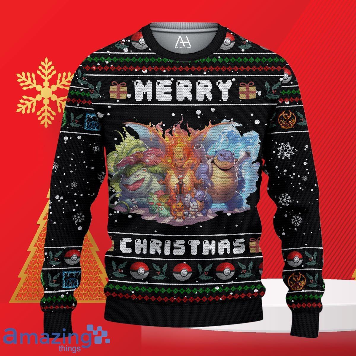 POKEMON Level Up 3D All Over Printed Ugly Sweater Impressive Gift For Men And Women image POKEMON Level Up 3D All Over Printed Ugly Sweater Impressive Gift For Men And Women Product Photo 1