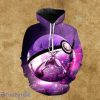 Pokemon Purple 3D Hoodie Impressive Gift For Men And Women
