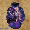 Popstar Ahri League Of Legends 3D Hoodie Impressive Gift For Men And Women