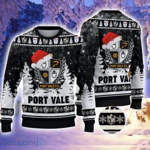 Port Vale Ugly Christmas Sweater Holiday Gift Ideas For Sport Fans Product Photo 1