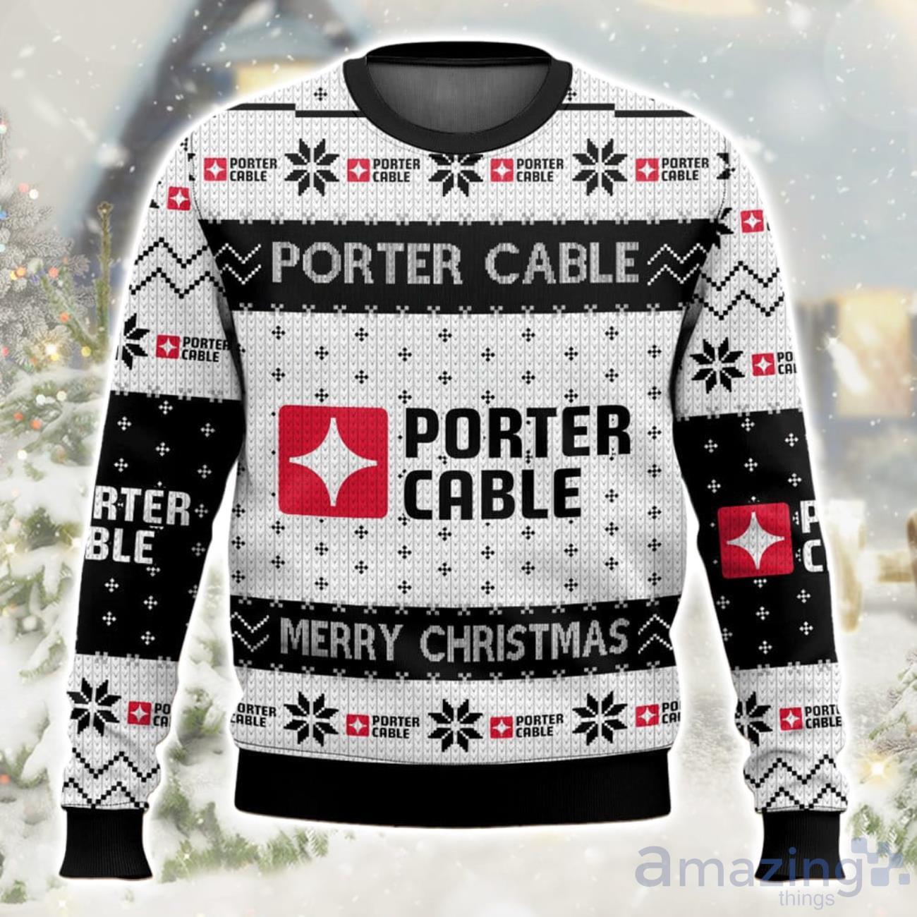 Power Tools Porter Cable Ugly Christmas Sweater Limited Edition Gift For Men & Women image Power Tools Porter Cable Ugly Christmas Sweater Limited Edition Gift For Men & Women Product Photo 1