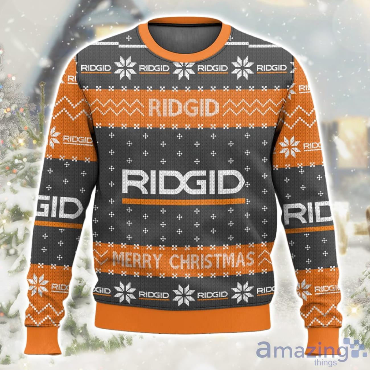 Power Tools Ridgid Ugly Christmas Sweater Limited Edition Gift For Men & Women image Power Tools Ridgid Ugly Christmas Sweater Limited Edition Gift For Men & Women Product Photo 1