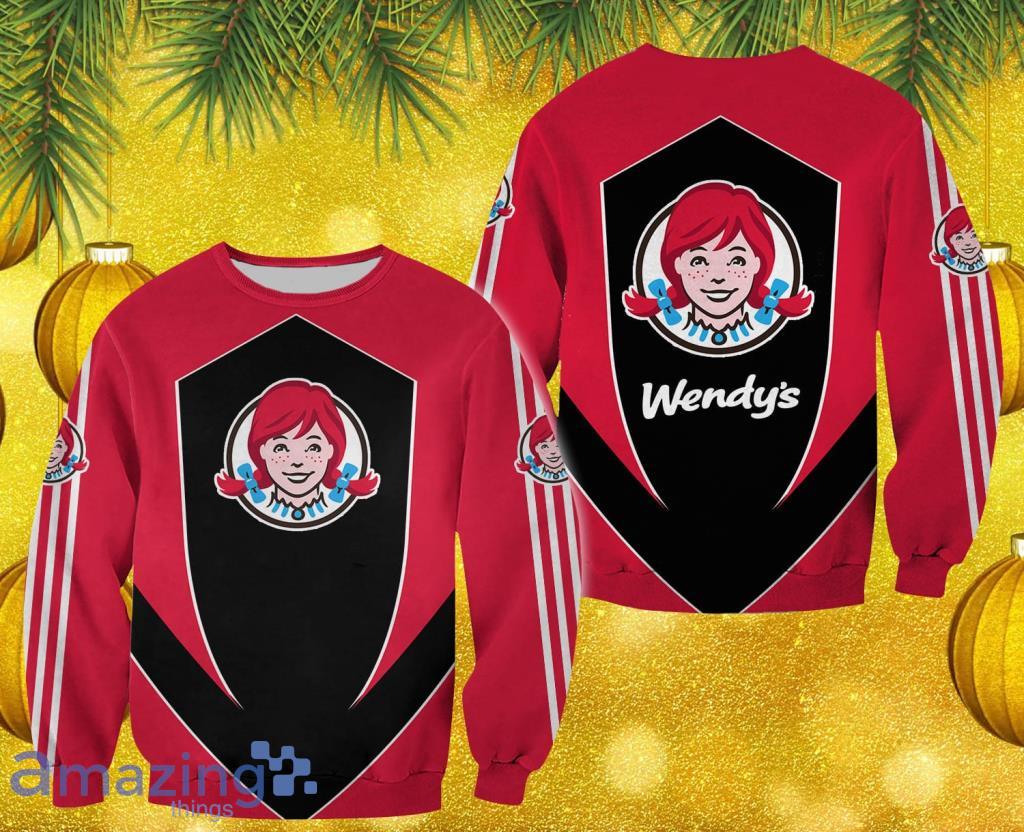 Printed Wendy's V2 Ugly Sweater Christmas 3D Gift For Christmas Funny image Printed Wendy's V2 Ugly Sweater Christmas 3D Gift For Christmas Funny