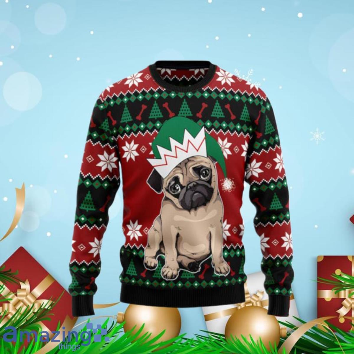 Pug deals christmas sweaters