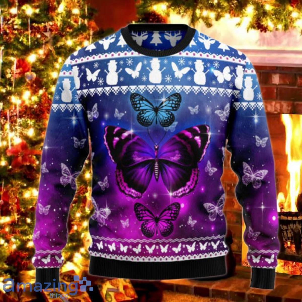 Purple christmas sale sweater