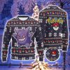 Purple Pocket Monster 3D Ugly Christmas Sweater