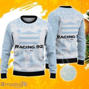 Racing 92 Ugly Christmas Sweater, Xmas Gift Ideas 2023 For Fans Product Photo 1