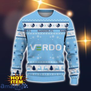 Randers FC 3D Ugly Christmas Sweater For Men And Women Sport Fans Product Photo 2