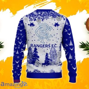 Rangers F.C. Ugly Christmas Sweater, Xmas Gift Ideas 2023 For Fans Product Photo 3