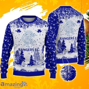 Rangers F.C. Ugly Christmas Sweater, Xmas Gift Ideas 2023 For Fans Product Photo 1