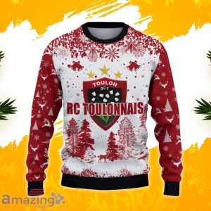 RC Toulonnais Ugly Christmas Sweater, Xmas Gift Ideas 2023 For Fans Product Photo 2