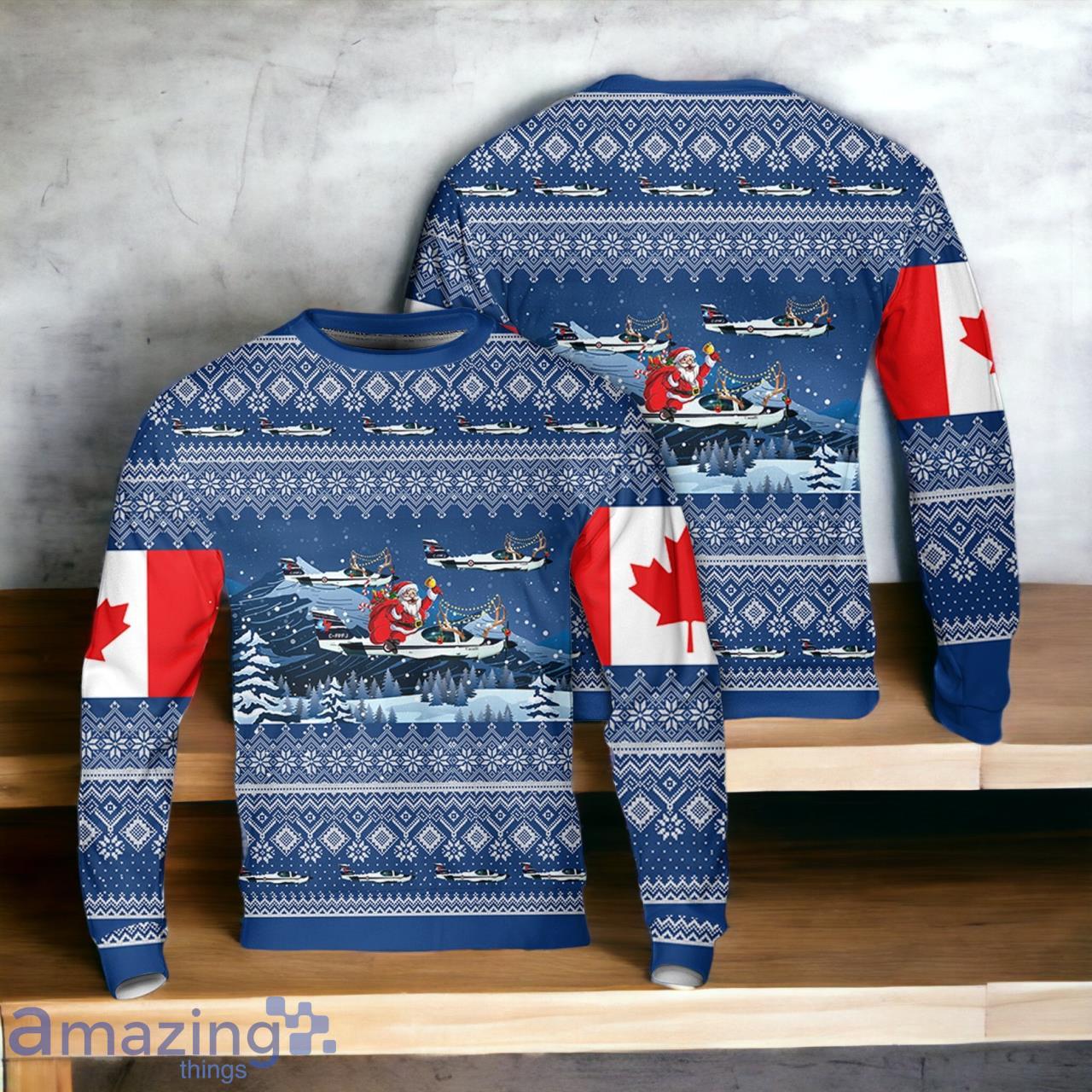 RCAF Grob G120A Christmas AOP Sweater image RCAF Grob G120A Christmas AOP Sweater Product Photo 1