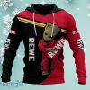 Rewe Logo Baby Groot Hoodie 3D All Over Print Gift For Men And Women