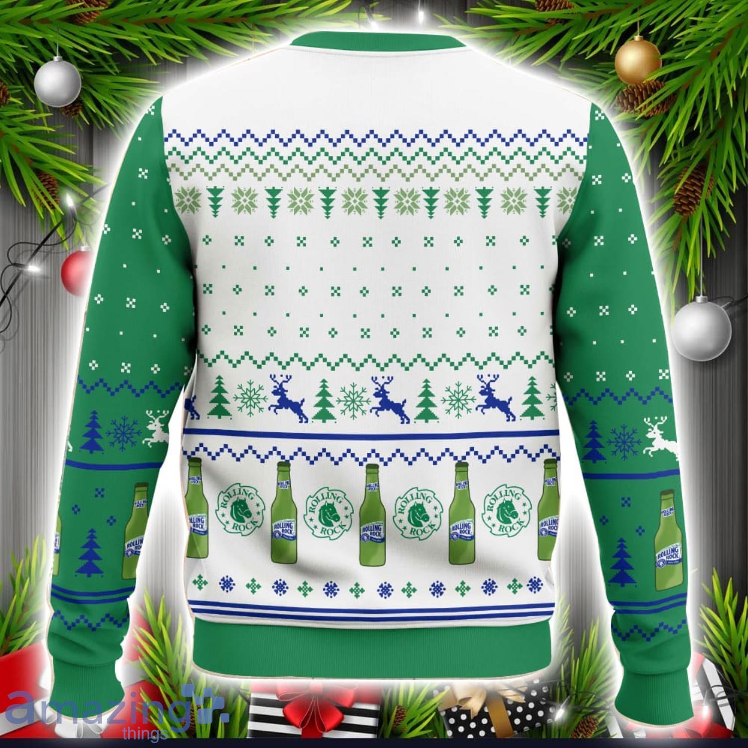 Rolling Rock 3D Sweater Christmas Gift Ugly Christmas Sweater Xmas Gift Ideas image Rolling Rock 3D Sweater Christmas Gift Ugly Christmas Sweater Xmas Gift Ideas Product Photo 2