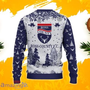 Ross County F.C. Ugly Christmas Sweater, Xmas Gift Ideas 2023 For Fans Product Photo 3