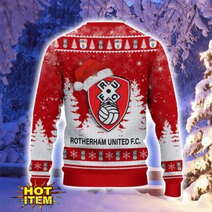 Rotherham United Ugly Christmas Sweater Holiday Gift Ideas For Sport Fans Product Photo 3