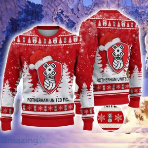 Rotherham United Ugly Christmas Sweater Holiday Gift Ideas For Sport Fans Product Photo 1