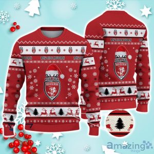 Royal Excel Mouscron Ugly Christmas Sweater Great Gift For Fans Product Photo 1