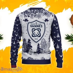 Rugby Club Vannes Ugly Christmas Sweater, Xmas Gift Ideas 2023 For Fans Product Photo 3