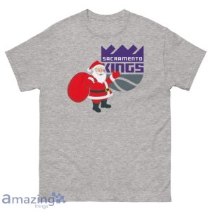 Sacramento Kings Santa Claus Logo Christmas T Shirt Product Photo 3