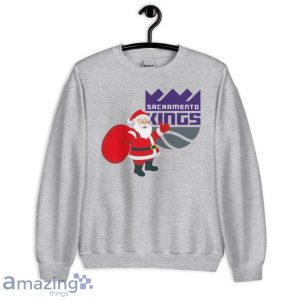 Sacramento Kings Santa Claus Logo Christmas T Shirt Product Photo 4
