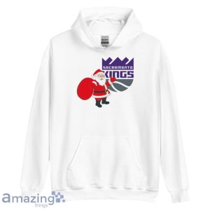 Sacramento Kings Santa Claus Logo Christmas T Shirt Product Photo 5
