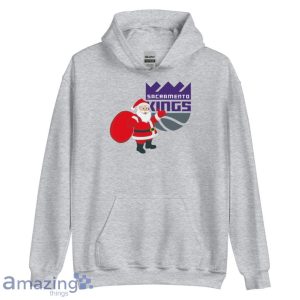 Sacramento Kings Santa Claus Logo Christmas T Shirt Product Photo 6
