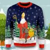 Saint Nicholas Ugly Christmas All Over Print Sweater Style Gift For Men And Women