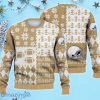 Saints Ugly Sweater Christmas, Retro Football American Sweatshirt Pattern 3D For Fans