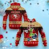 San Francisco 49ers NFL Teams Funny Grinch Toilet 3D Hoodie Christmas, Xmas Gift For Fans