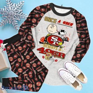 San Francisco 49ers Once A 49er - Always A 49er Limited Edition Pajamas Set Product Photo 2