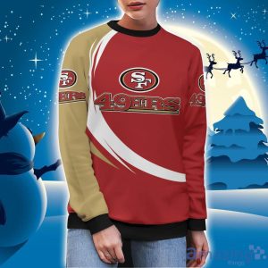San Francisco 49ers Simple Vintage 3D Sweater Christmas Gift For Fans Product Photo 2