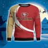 San Francisco 49ers Simple Vintage 3D Sweater Christmas Gift For Fans