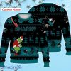 San Jose Sharks Grinch Ugly Sweater Christmas Custom Name Ice Hockey NHL