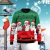 Santa Claus And Music Notes Ugly Christmas Sweaters Special Gift For Men Women
