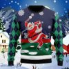 Santa Golfer Ugly Christmas Sweaters For Men And Women Style Gift
