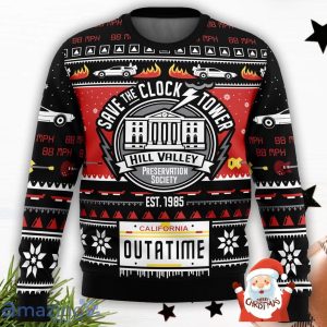 Save The Clock Tower Back To The Future 3D Ugly Christmas Sweater Christmas Gift For Men And Women Product Photo 2