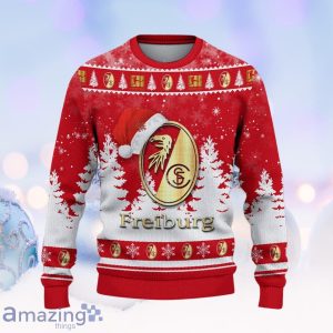 SC Freiburg Ugly Christmas Sweater Special Gift For Men And Women image SC Freiburg Ugly Christmas Sweater Special Gift For Men And Women Product Photo 2