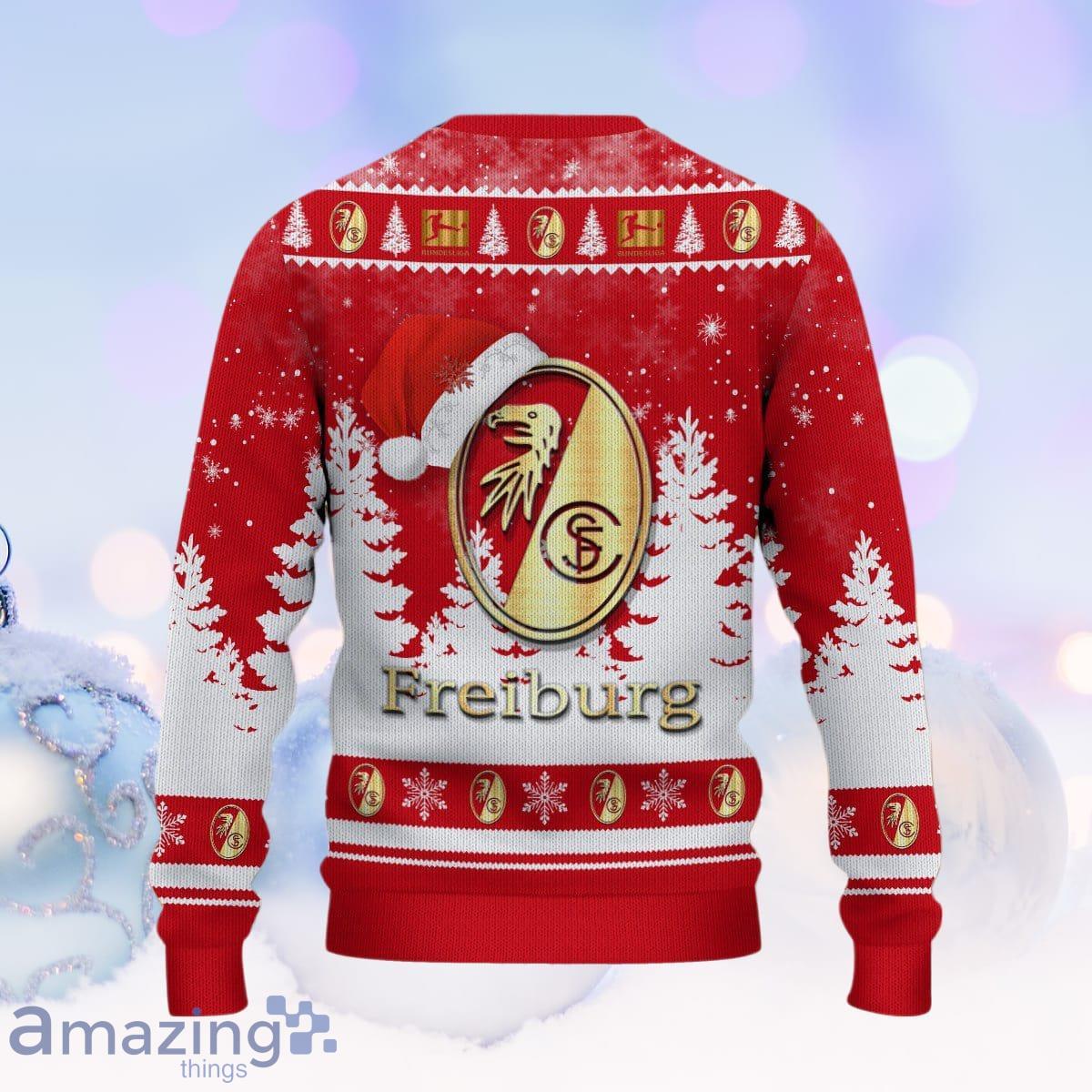 SC Freiburg Ugly Christmas Sweater Special Gift For Men And Women image SC Freiburg Ugly Christmas Sweater Special Gift For Men And Women Product Photo 3