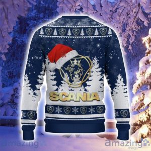 Scania Santa Hat Pattern Ugly Christmas Sweater For Men And Women Product Photo 3