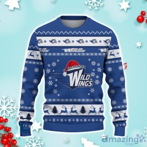 Schwenninger Wild Wings Ugly Christmas Sweater Ideal Gift For Fans image Schwenninger Wild Wings Ugly Christmas Sweater Ideal Gift For Fans Product Photo 2