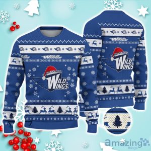 Schwenninger Wild Wings Ugly Christmas Sweater Ideal Gift For Fans Product Photo 1