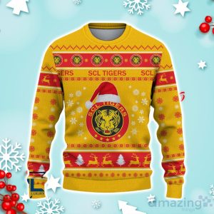SCL Tigers Ugly Christmas Sweater Ideal Gift For Fans Product Photo 2