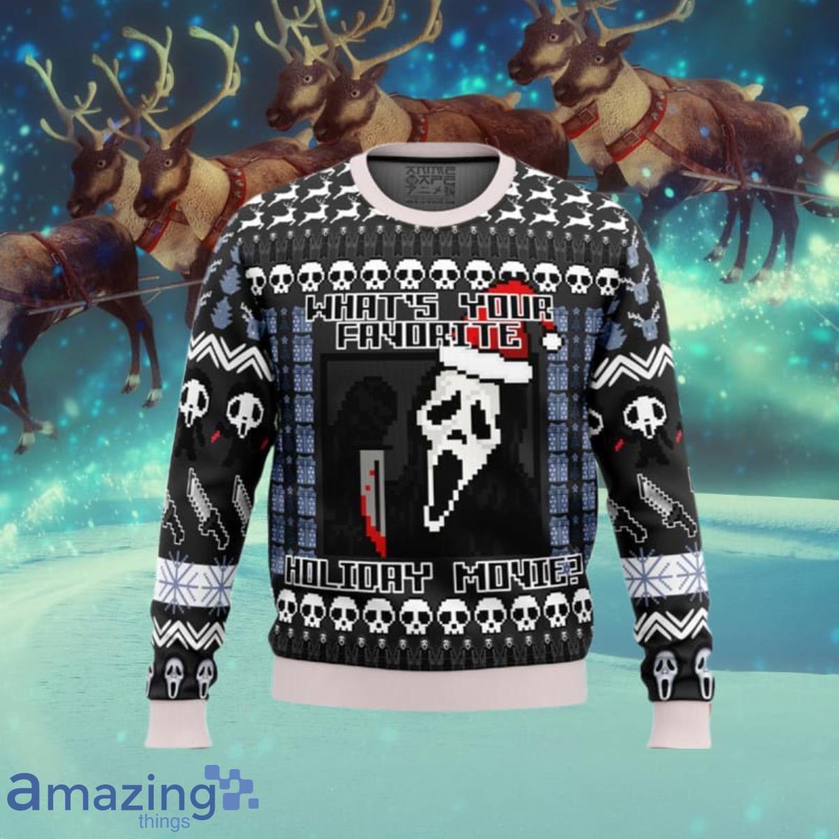 Scream Holiday Ugly Christmas Sweaters Impressive Gift For Men And Women image Scream Holiday Ugly Christmas Sweaters Impressive Gift For Men And Women Product Photo 1